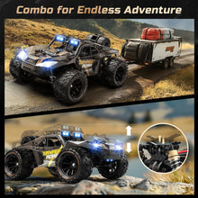 Load image into Gallery viewer, 1:14 Crawler RC Car, 48Kph High Speed RC Truck with LED Headlight for Boys Adult, Offroad 4x4 2.4Ghz Remote Control Car
