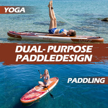 Load image into Gallery viewer, InnoExpo 11' Inflatable Stand Up Paddle Boards with Premium Accessories, Wide Stable SUP Paddle Board Design, Non-Slip Comfort Deck for Youth &amp; Adults (Timber)
