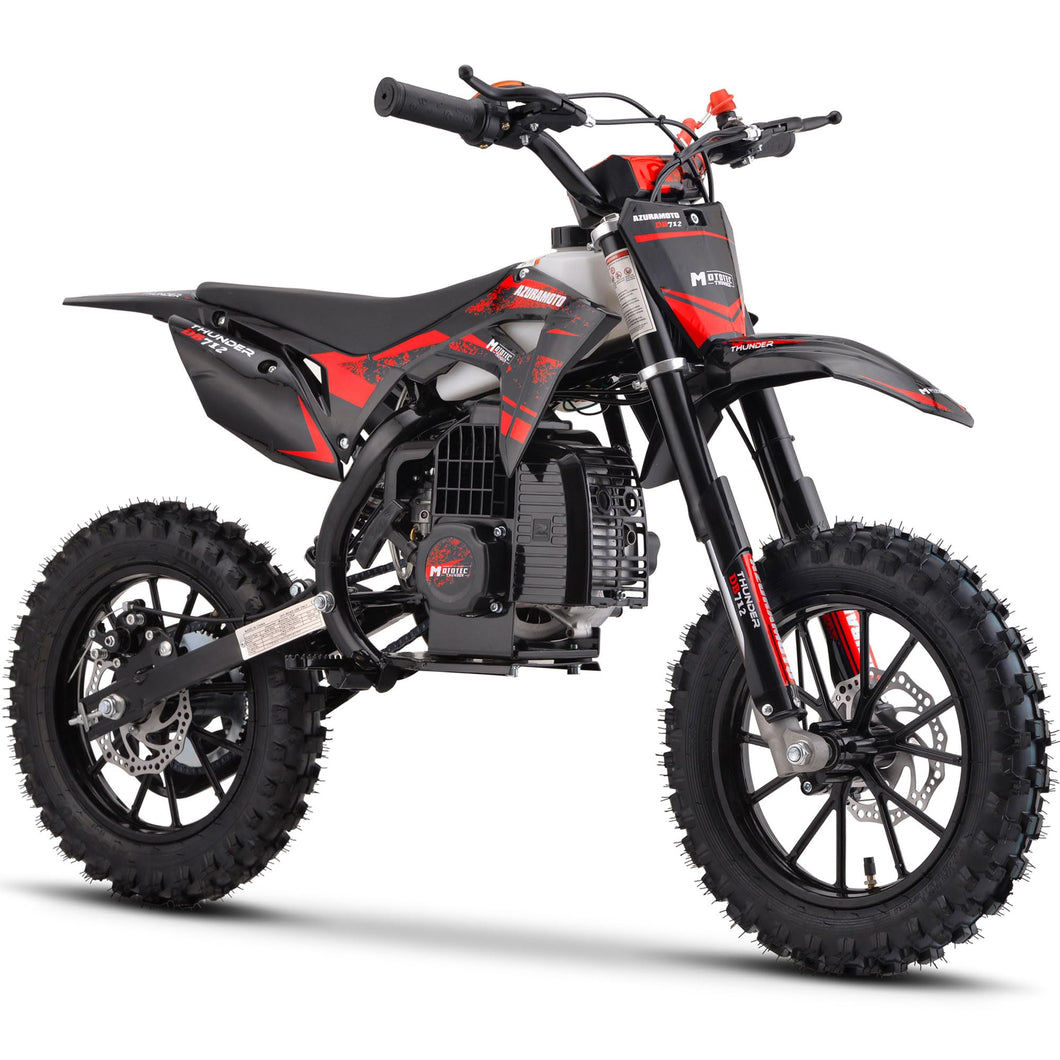 50cc 2-Stroke Kids Gas Dirt Bike Red