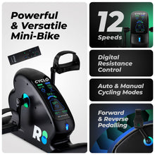 Load image into Gallery viewer, REATHLETE CYCLO: Under-Desk Bike/Pedal Exerciser (White)
