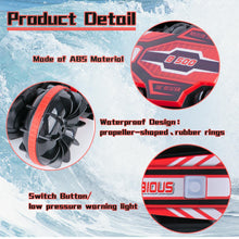 Load image into Gallery viewer, Amphibious RC Car, 2.4GHz Off-Road Stunt Truck, All Terrain 4WD Remote Control Toy, Land Water Vehicle with 360° Rotation for Kids (Red)
