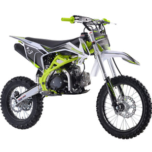 X3 125cc 4-Stroke Gas Dirt Bike Green, 66x29x40