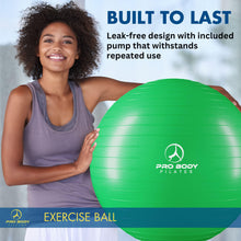 Load image into Gallery viewer, ProBody Pilates Exercise Ball - Multiple Sizes Gym Grade Balance Ball for Fitness-(Green, 65 cm)

