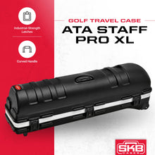Load image into Gallery viewer, SKB Staff ATA Hard Shell Plastic Golf Travel Case for Cart Bags with Wheels
