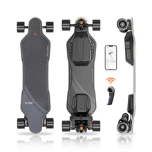 Load image into Gallery viewer, Electric Skateboard Longboard with Remote, Build in Light System, Top Speed of 31 Mph, 25miles Range
