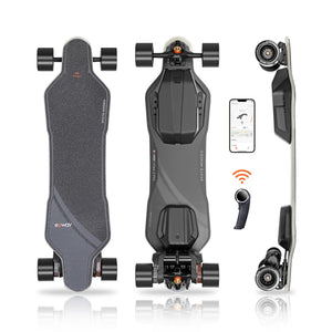 Electric Skateboard Longboard with Remote, Build in Light System, Top Speed of 31 Mph, 25miles Range
