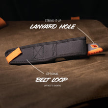 Load image into Gallery viewer, OUTDOOR EDGE VANTEX - Premium 5" Boning Knife, High Carbon Steel, Ergonomic Handle &amp; Titanium Coated Blade, Great for Field Dressing Processing Elk and Deer
