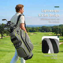 Load image into Gallery viewer, uniHimal Golf Cart Bag, 15 Way Organizer Divider Top with Handles
