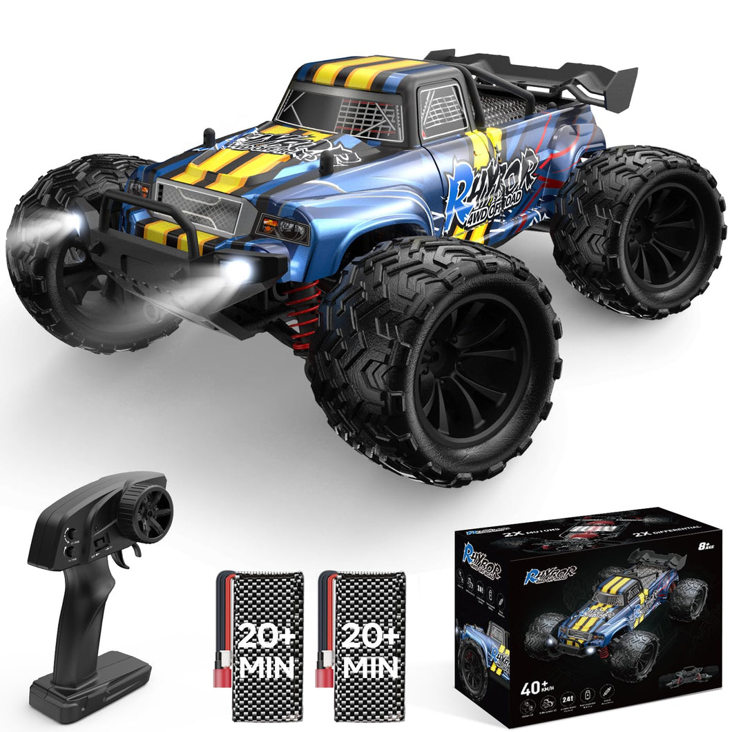 1:16 Scale RC Cars for Adult, Remote Control Car Fast 40KPH Hobby RC Cars for Boys Age 8+, 4x4 All Terrain Off-Road RC Truck