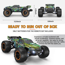 Load image into Gallery viewer, 1/16 Scale 4WD Brushless RC Truck Max 40 MPH Fast RC Cars, All Terrains RC Car with Independent ESC 4X4 Off-Road Semi-Truck

