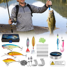 Load image into Gallery viewer, THKFISH Telescoping Fishing Rod and Reel Combo with Backpack, Carbon Fiber Travel Fishing Pole Spinning Reel Kit with Fishing Lures, Fishing Tools Kit for Men
