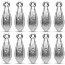 Load image into Gallery viewer, Bank Sinkers Fishing Weights, No-Roll Hexagonal, Surf &amp; Catfish Saltwater
