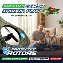 Load image into Gallery viewer, NUTTY TOYS RC Stunt Airplane for Kids &amp; Adults - 3X Extended Battery Life, Top LED Jet Fighter 2026
