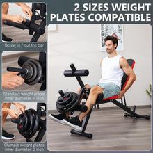 Load image into Gallery viewer, OPPSDECOR 800LBS Adjustable Weight Bench, Workout Bench for Home Gym, Weight Bench with Leg Extension and Leg Curl, Preacher Curl Bench, Gym Bench Exercise Bench
