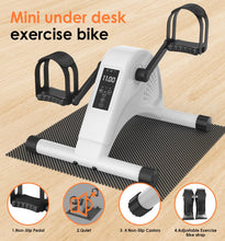 Load image into Gallery viewer, Under Desk Bike Pedal Exerciser - White
