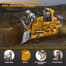 Load image into Gallery viewer, RC Bulldozer Toys - Remote Control Bulldozer Construction Vehicles Trucks Toys
