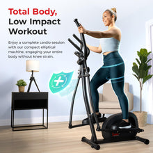 Load image into Gallery viewer, Sunny Health &amp; Fitness SMART Elliptical Machine - Gray
