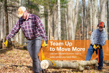 Load image into Gallery viewer, LogOX 3-in-1 Forestry Multitool, Firewood Harvesting Hand Tools, Reduce Back Strain and Heating Costs, Log Hauler, Cant Hook, and Timberjack, All-in-One (Patented &amp; Made in USA)
