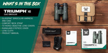 Load image into Gallery viewer, Vortex Triumph HD 10x42 Binoculars
