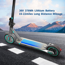 Load image into Gallery viewer, Electric Scooter for Adults, Up to 19Mph, 19 Miles Range &amp; 264lbs Load, Aluminum Alloy E-Scooter with 350W Motor, Foldable Escooter
