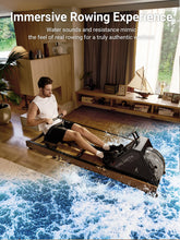 Load image into Gallery viewer, KINGSMITH Water Rowing Machines for Home-  Walnut Brown
