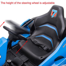 Load image into Gallery viewer, Kids Electric Go Kart 24V 10Ah Battery for Kids Ages 6-12, Two Driving Modes, Max Speed 7.5Mph - Blue
