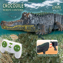Load image into Gallery viewer, Remote Control Crocodile Toys, RC Shark Pool Toys for Kids Ages 4-8, 2.4GHz Remote Control Alligator Water Toys
