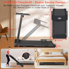 Load image into Gallery viewer, AXONFIT Treadmills for Home - Black
