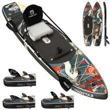 Load image into Gallery viewer, iTAOSTAR Novelty N01AP 11'6" x 35" Inflatable Stand Up Paddle Board with Seat- Stable SUP Board for Family - Portable Paddleboard for Yoga, Surfing, Fishing - Includes Full Accessories Kit
