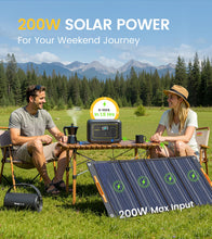 Load image into Gallery viewer, 300W Portable Power Station, 296Wh Battery Pack for CPAP Camping Backup
