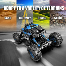 Load image into Gallery viewer, 1:12 Large Remote Control car for Boys Kids with Lifting Function,4WD RC Cars Electric Monster Truck Toy Gifts 4X4 Off-Road (Blue)
