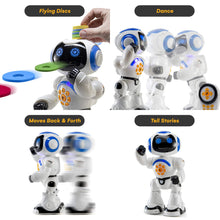 Load image into Gallery viewer, Programmable LED RC Robot Toys - Interactive 12-inch Tall Dancing and Talking Robot for Kids

