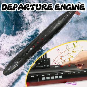 Toy Submarine Military Toy Naval Ship with Launching Function Model Ship with Sound Effects Army Toy War Ship Play Set