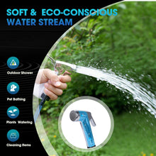 Load image into Gallery viewer, Teamaze Camping Shower,12L Portable Camp Shower Bag with Upgraded Screw Lid, Auto Pressure Pump, Solar Shower, Camping Shower Head for Beach Camping, Hiking, Traveling, Washing
