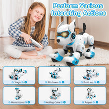 Load image into Gallery viewer, Smart Robots Dog Toy for Kids, Programmable Interactive RC Robotic Pets with Voice Control and Touch Sensory
