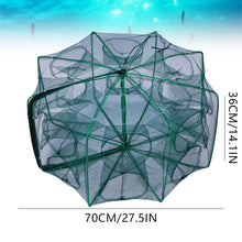 Load image into Gallery viewer, The Magic Foldable Fishing Trap, Folding Fishing Net，2024 Upgrade Auto-Foldable Strengthened Fishing Trap Net,，Minnow Traps for Bait Fish，Fish Traps，Crawfish Trap，Minnow Trap(16Holes)
