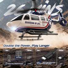 Load image into Gallery viewer, DEERC RC Helicopter,Rescue Remote Control Helicopter for Kids &amp; Adults,Toys Helicopter with Altitude Hold, One Key take Off/Landing, LED Light, Low Battery Reminder, Gift for Boys Ages 8-12
