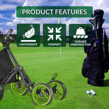 Load image into Gallery viewer, Caddytek Explorer V8 Golf Push Cart - Superlite 4 Wheel Aluminum Foldable Cart with Adjustable Front Wheel Width, Foot Brake, Cooler Basket, Umbrella Holder, Drink Holder, Scorecard Console
