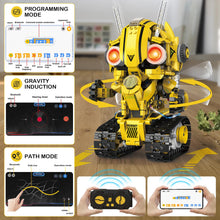 Load image into Gallery viewer, 5 in 1 STEM RC Robot Building Kit, 673PCS Remote &amp; App Controlled Jets Building Blocks Set, Robotic Technic Creative Toys
