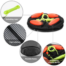 Load image into Gallery viewer, Large Collapsible Floating Fish Basket – Mesh Bait Pen Net for Live Fish
