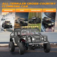 Load image into Gallery viewer, 1:12 Scale All-Terrain Remote Control Car, 4WD RC Cars with 2.4 GHz, RC Climbing Truck, IPX4 Waterproof Off-Road Vehicle
