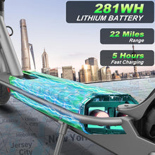 Load image into Gallery viewer, 8.5&quot; E Scooter for Adults Aluminum Alloy Frame 20 MPH 350W Motor 281WH Battery, Motorized Scooter Up to 20 Miles Range
