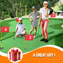 Load image into Gallery viewer, GODCTSUP Golf Flagstick with Hole Cup Set, 3 Feet Portable Putting Green Flags and Poles, 420D Nylon Golf Flags&amp;Fiberglass Flagpole&amp;ABS Hole Cup for Yard Driving Range Backyard, Gifts Idea, 4PCS
