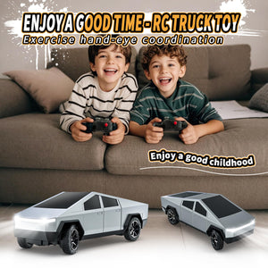 Truck Toy Remote Control Car, 2.4GHz All Terrain Truck Toy with Long Battery Life and Light Effects RC Cars