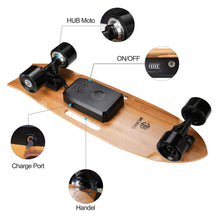 Load image into Gallery viewer, Electric Skateboard Electric Longboard with Remote Control Electric Skateboard,700W Hub-Motor,16.7 MPH Top Speed
