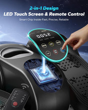 Load image into Gallery viewer, MERACH Under Desk Elliptical Machine, Leg Exerciser While Sitting for Seniors with Remote Control &amp; 12-Speeds, Quiet Portable Electric Seated Pedal Exerciser Machine for Home Office (Blue)
