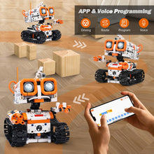 Load image into Gallery viewer, STEM Robotics Kits for Kids Ages 8-12 8-14 Year Old, 3 in 1 Remote/APP Control &amp; Programming Robot Building Set
