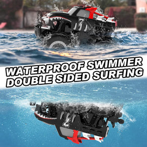 Amphibious Remote Control Car Toys for Boys 2.4 GHz 1:16 All Terrain Off-Road RC Car Waterproof RC Monster