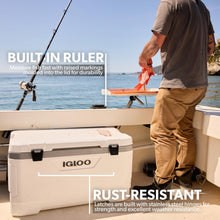 Load image into Gallery viewer, Igloo Marine Ultra 100 Qt Latitude Hard Cooler, White
