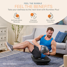 Load image into Gallery viewer, LifePro Rumblex Plus 4D Vibration Plate Exercise Machine-Triple Motor Oscillation, Linear, Pulsation + 3D/4D Motion Vibration Platform,Whole Body Vibration Machine for Weight Loss&amp;Shaping(Black)
